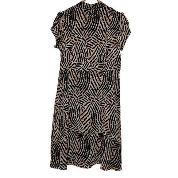 Robbie Bee Retro 40s Style Size 18 Dress Button Front Rockabilly Swing Dance - Picture 3 of 10